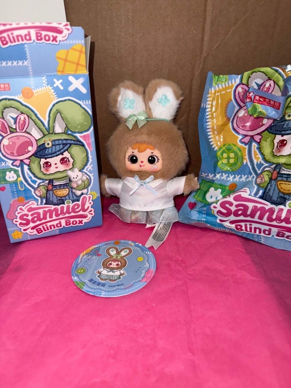 Samuel Fashion Daily Plush Pendant CONFIRMED Cool Mint